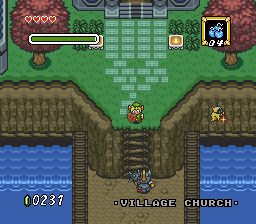 The legend of Zelda Parallel Worlds In game 1