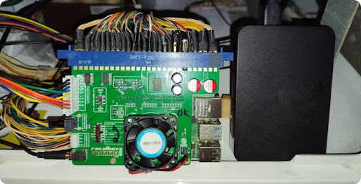 Recalbox RGB JAMMA prototype in an Astro City
